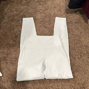 lululemon size 4 light blue leggings